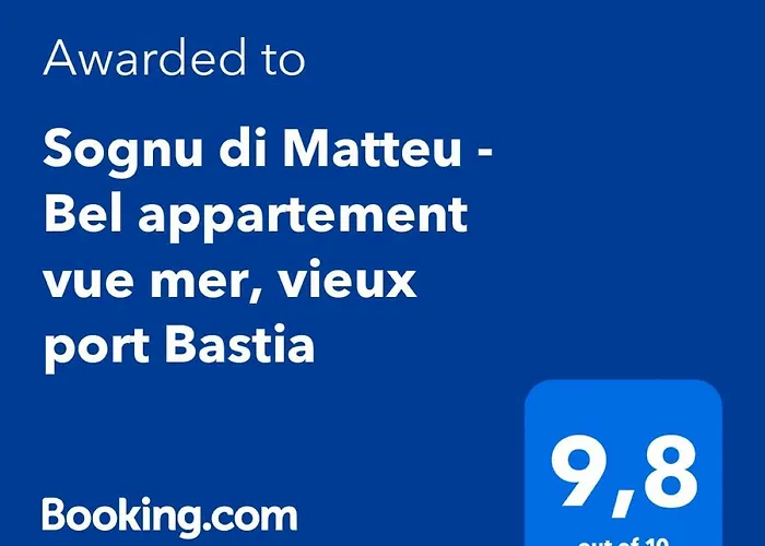 Sognu Di Matteu - Bel Appartement Entierement Climatise - Vue Mer, Vieux Port Bastia